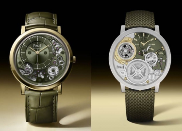 Piaget伯爵推出卡其绿色Altiplano 910P腕表和Altiplano Ultimate Concept Tourbillon腕表