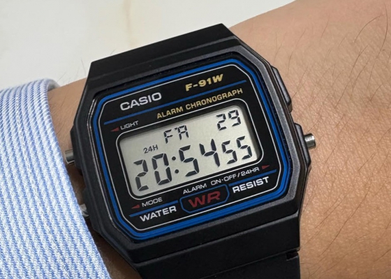 30年经久不息的神表  卡西欧f-91w