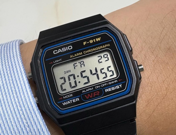 30年经久不息的神表  卡西欧f-91w