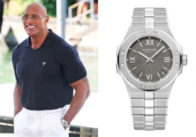演员道恩·强森佩戴Chopard萧邦腕表及珠宝臻作 瞩目亮相第82届威尼斯国际电影节