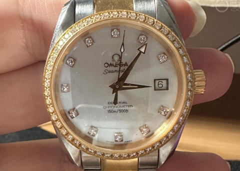 拿下家里老爷子的表  欧米茄海马ATMID SIZE CHRONOMETER