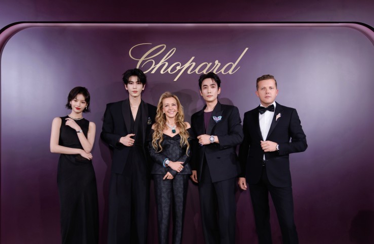 众星出席Chopard萧邦L’Heure du Diamant 钻时诗翩高级珠宝与腕表展，卓艺臻品焕耀申城