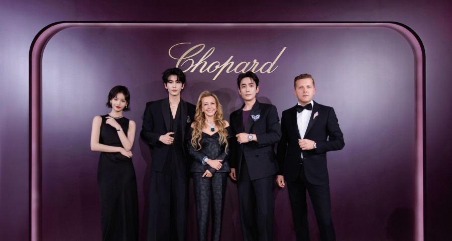 众星出席Chopard萧邦L’Heure du Diamant 钻时诗翩高级珠宝与腕表展，卓艺臻品焕耀申城