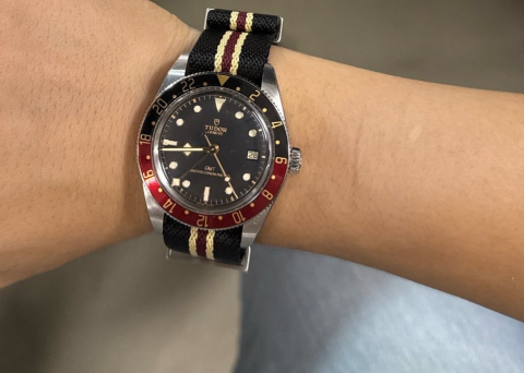 新入手了帝舵的gmt  给我的爱表换个穿搭