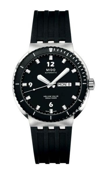 Mido完美系列自动排氦阀门潜水腕表