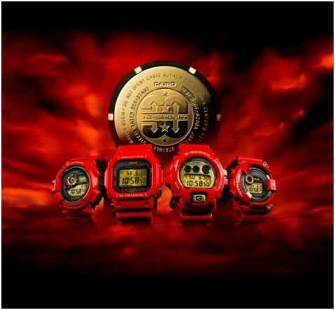 卡西欧_G-SHOCK 30周年纪念款Rising Red系列惊艳|腕表之家触屏版