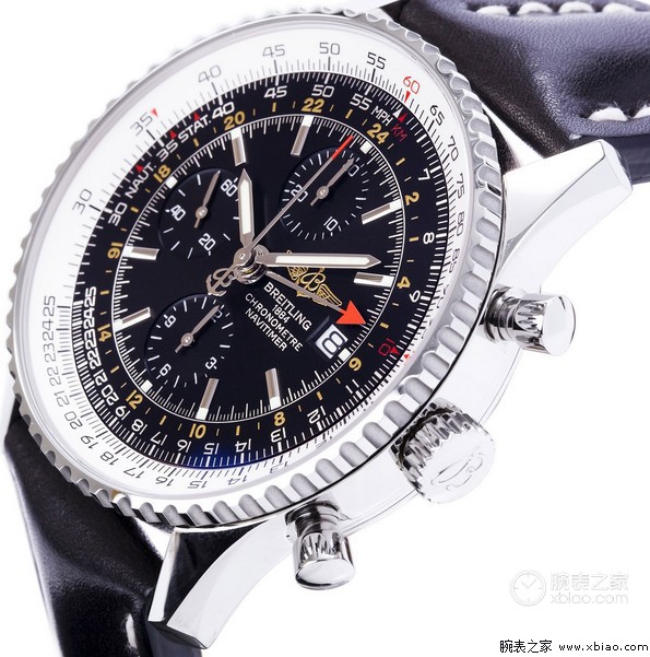 百年灵航空世界腕表（Navitimer World）系列A2432212/B726(Barenia牛皮表带)腕表