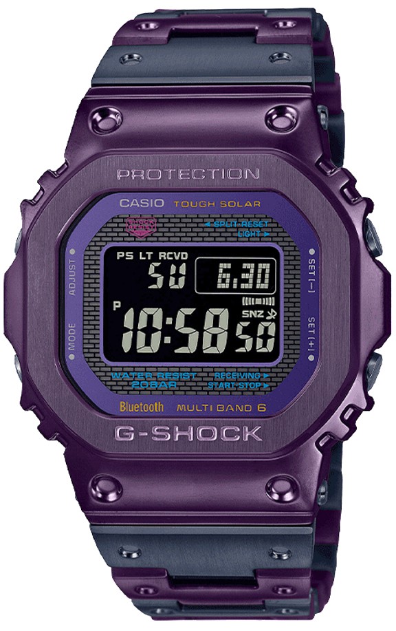 卡西欧发布独一无二的紫色G-SHOCK